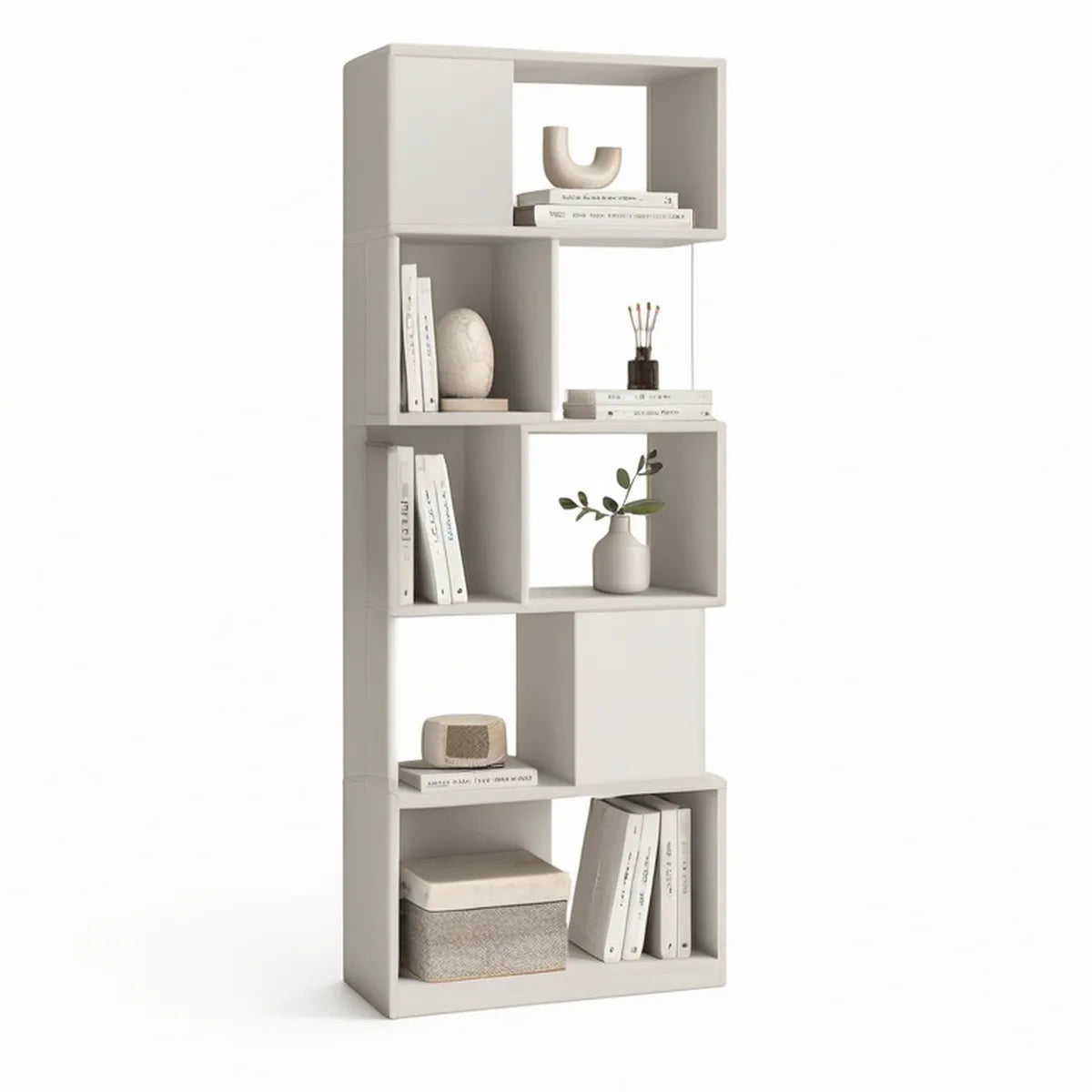 Estante Vertical em MDF Branco 60 x 24 x 180 cm