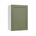 Armário de cozinha suspenso em MDF Verde-oliva e Branco 40 x 30 x 70 cm