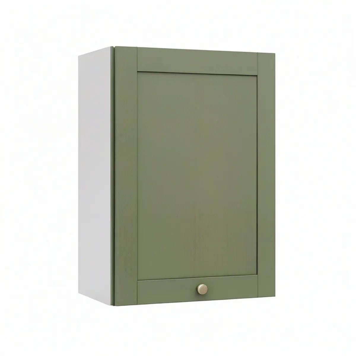 Armário de cozinha suspenso em MDF Verde-oliva e Branco 40 x 30 x 70 cm