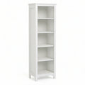 Estante Vertical em MDF Branco 40 x 30 x 180 cm com 5 Compartimentos