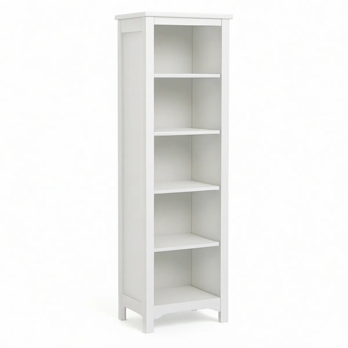 Estante Vertical em MDF Branco 40 x 30 x 180 cm com 5 Compartimentos