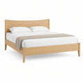 Cama de Casal em Madeira de Carvalho Claro 160 x 200 cm